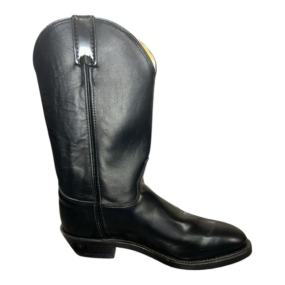 NWT JUSTIN Tobias 12" TALL WESTERN Men's western boot black - Picture 6 of 15